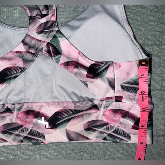 JoyLab Feather Print Padded Sports Bra - Picture 7 of 9